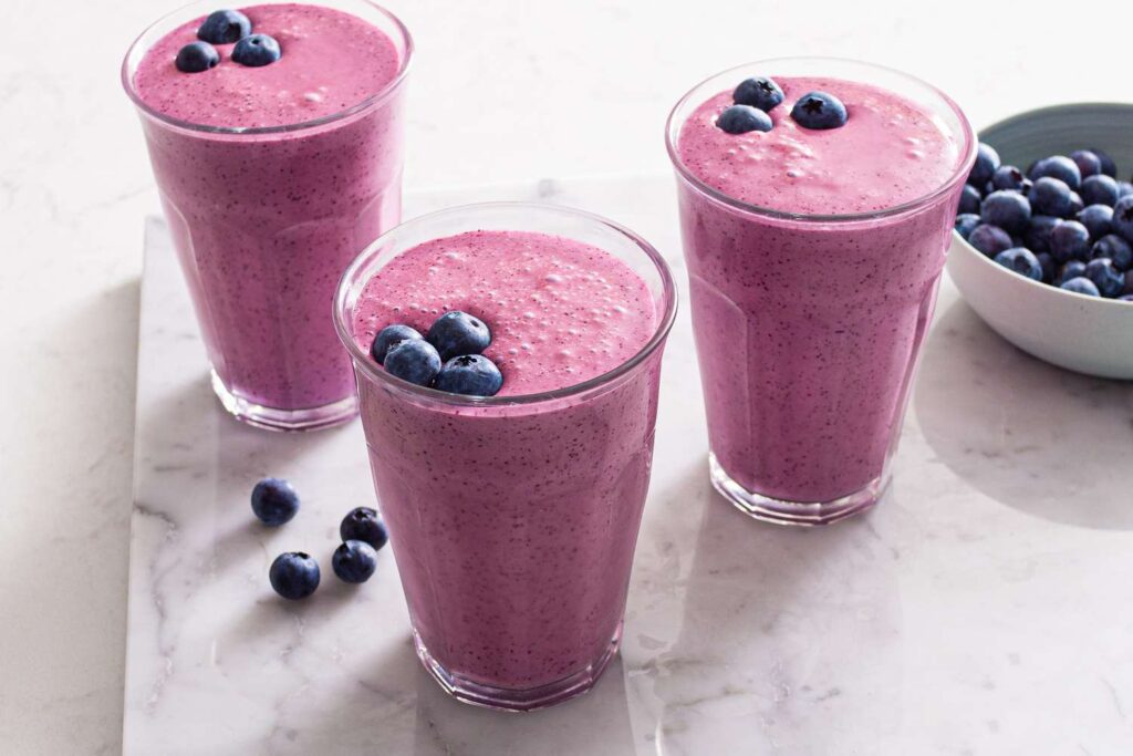 Frozen Blueberry shake